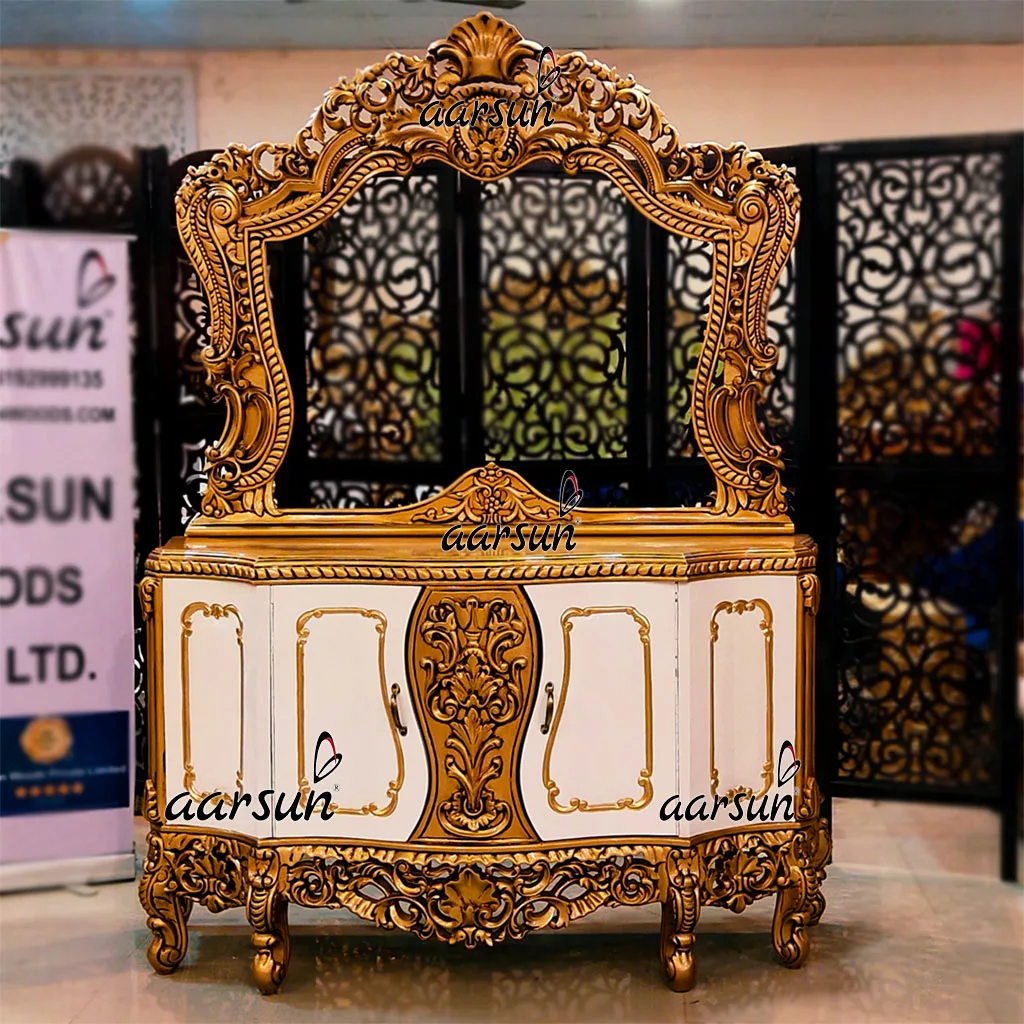 Antique Gold Dresser In 2 Different Customization