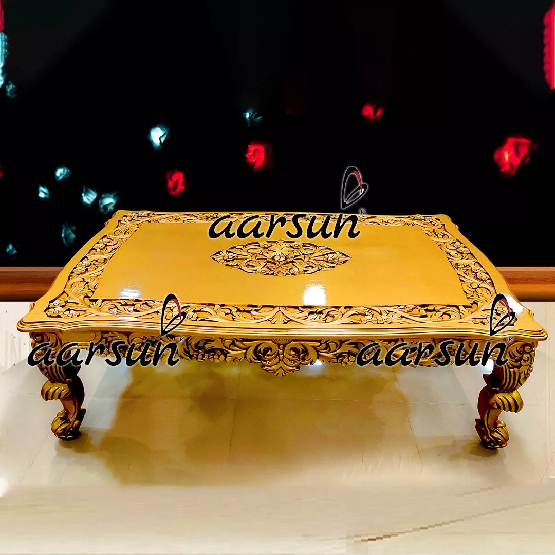 Handcrafted Gold Center Table (A)CT