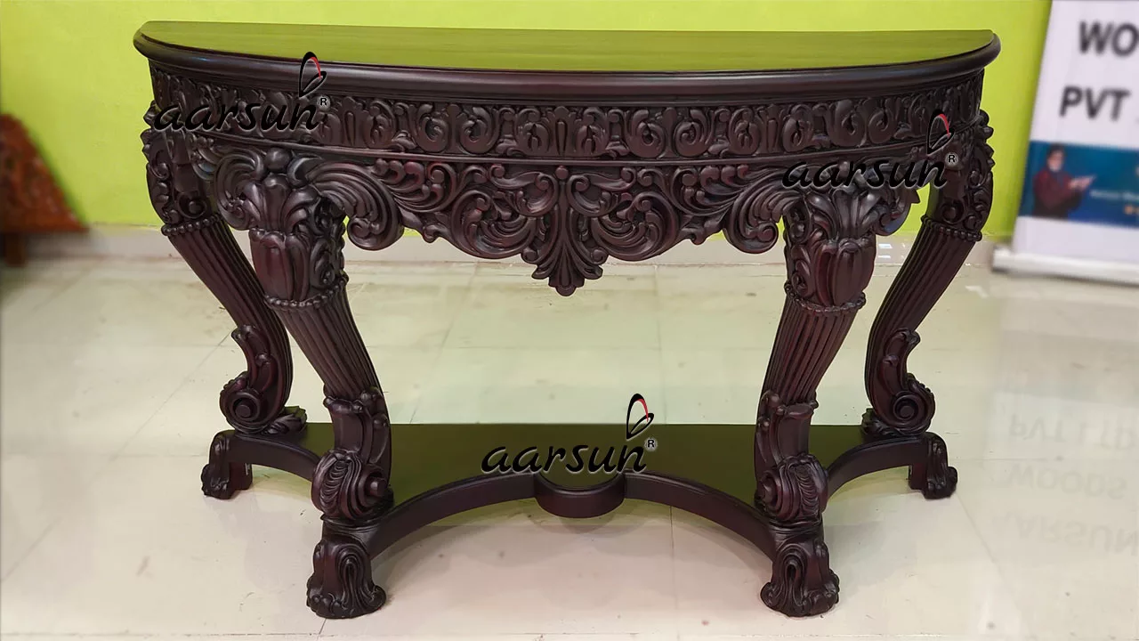 Vintage Style Console table view 4