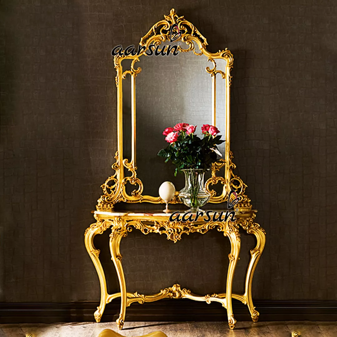 Carved Dressing Table