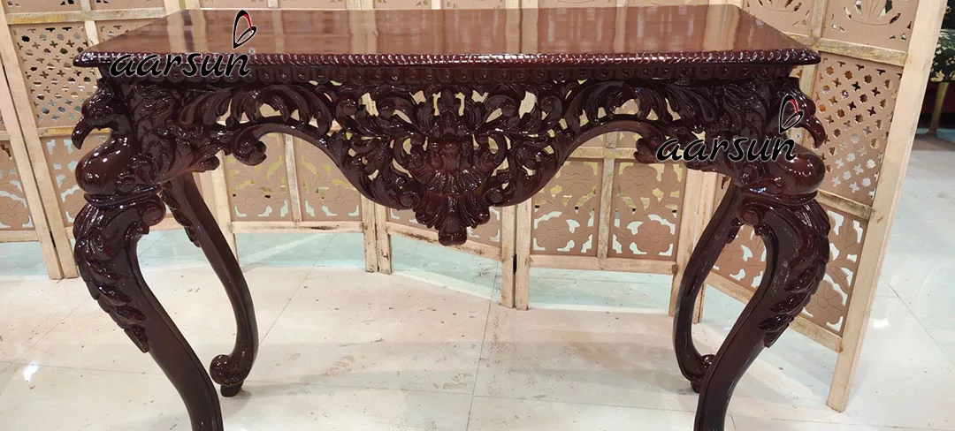 Designer Console Cabriole Style Legs view 3