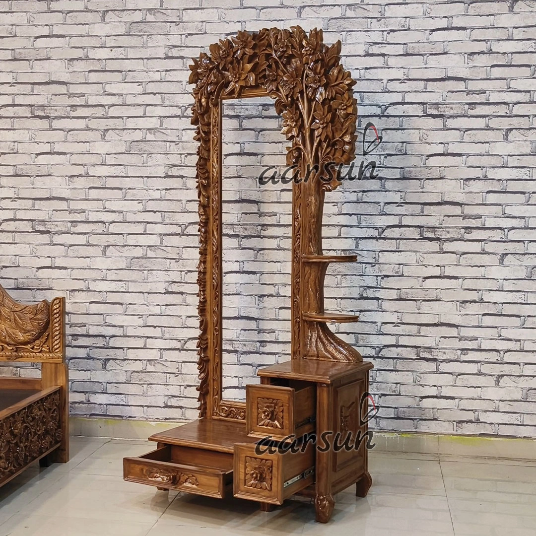 Elegant Handmade Dresser Table for Royal Homes view 4