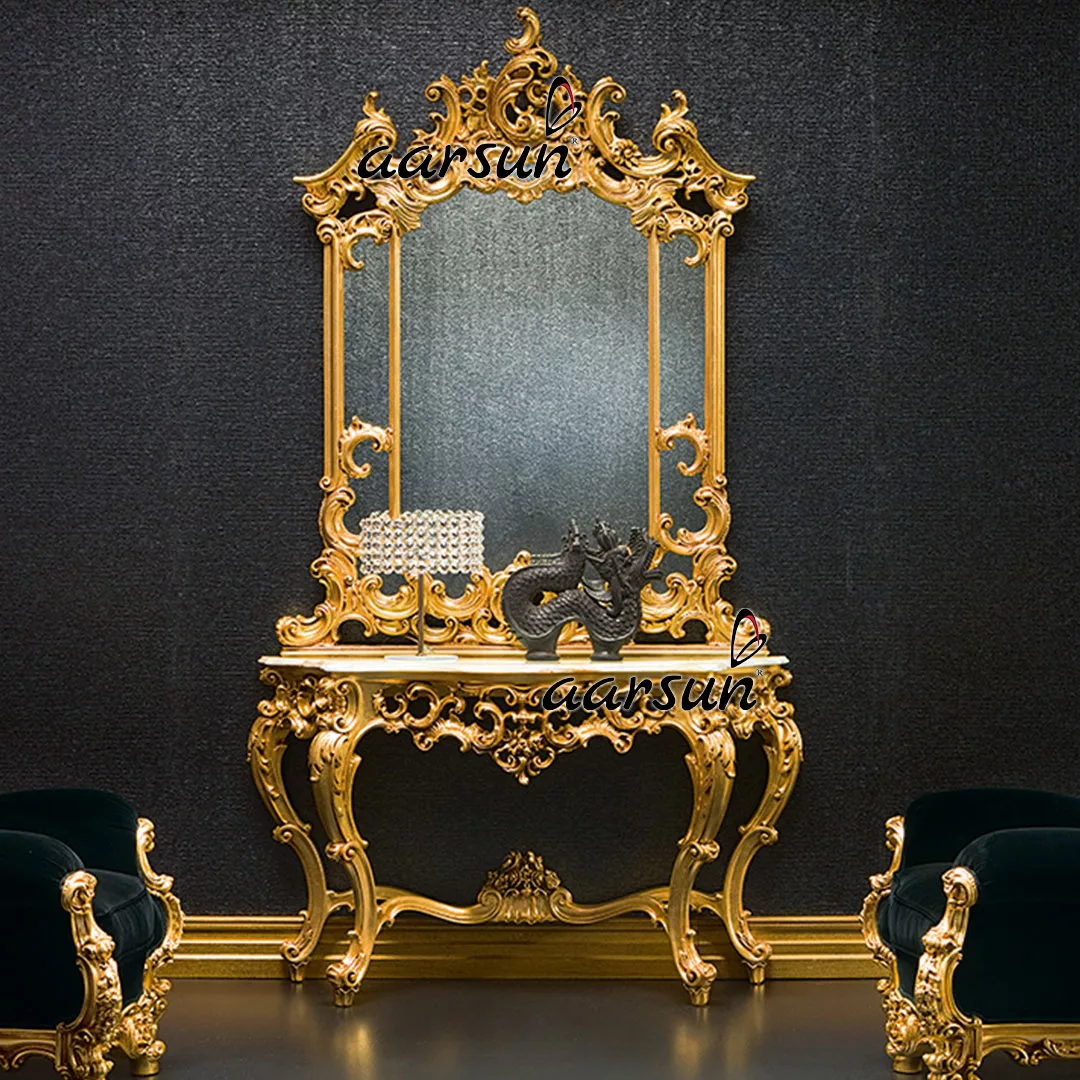Gold Polish Dressing Table