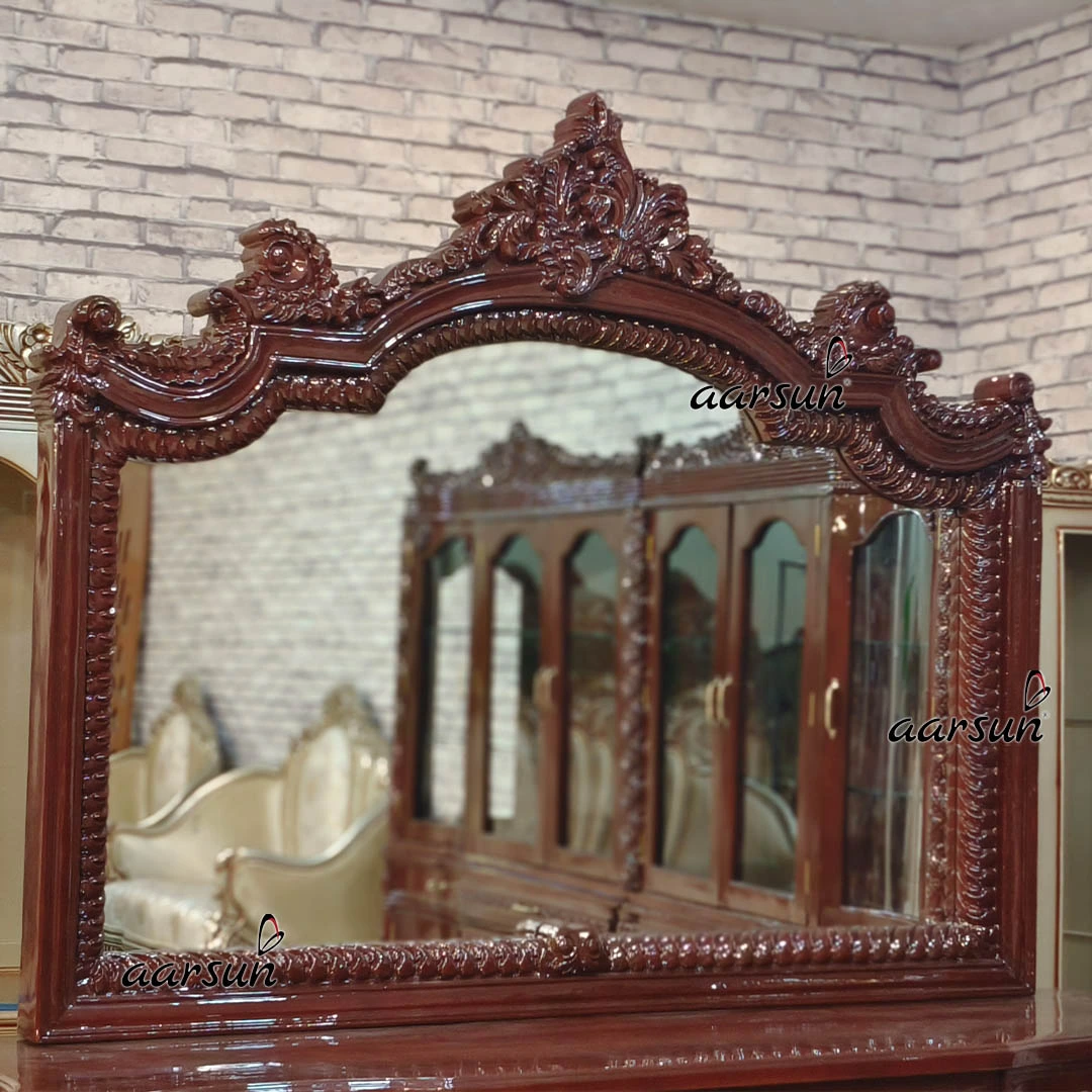 Mirror Frame Unit with Fine Carving view 4