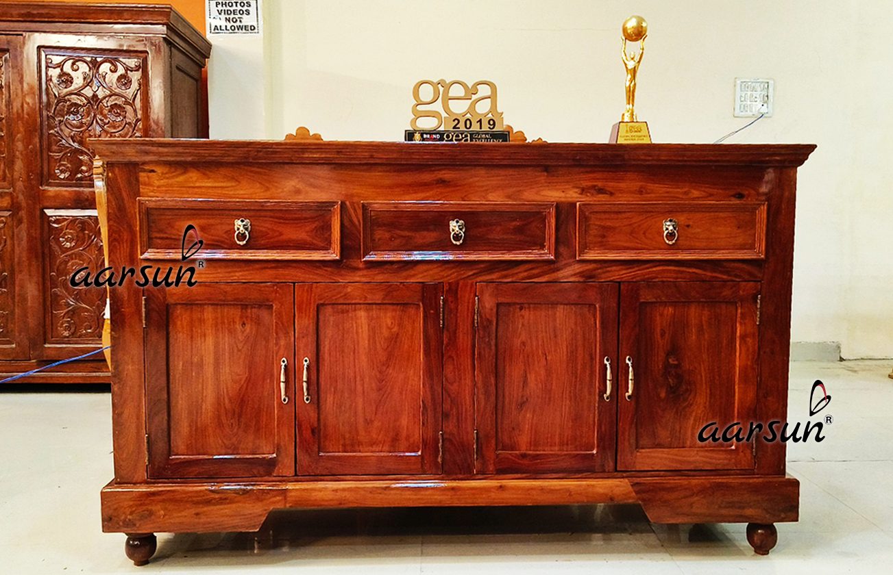 Modern Console In Solid Wood
