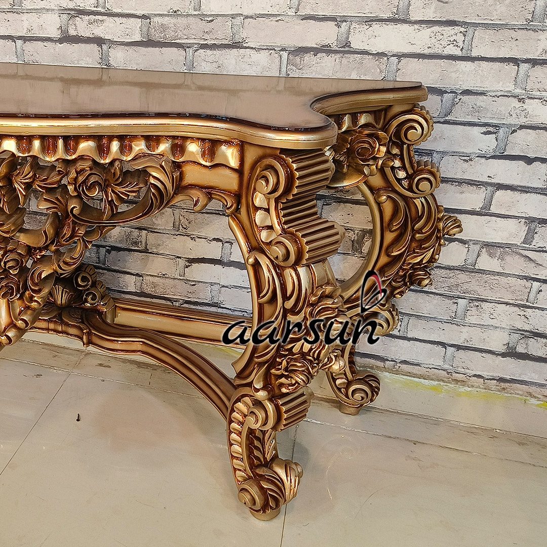 Premium Wood Console Table view 5