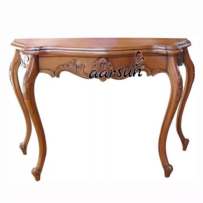 Wooden Cabriole Leg Table