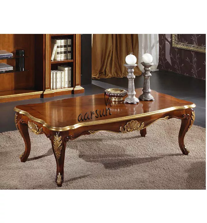 Wooden Carving Center Table / Coffee Table