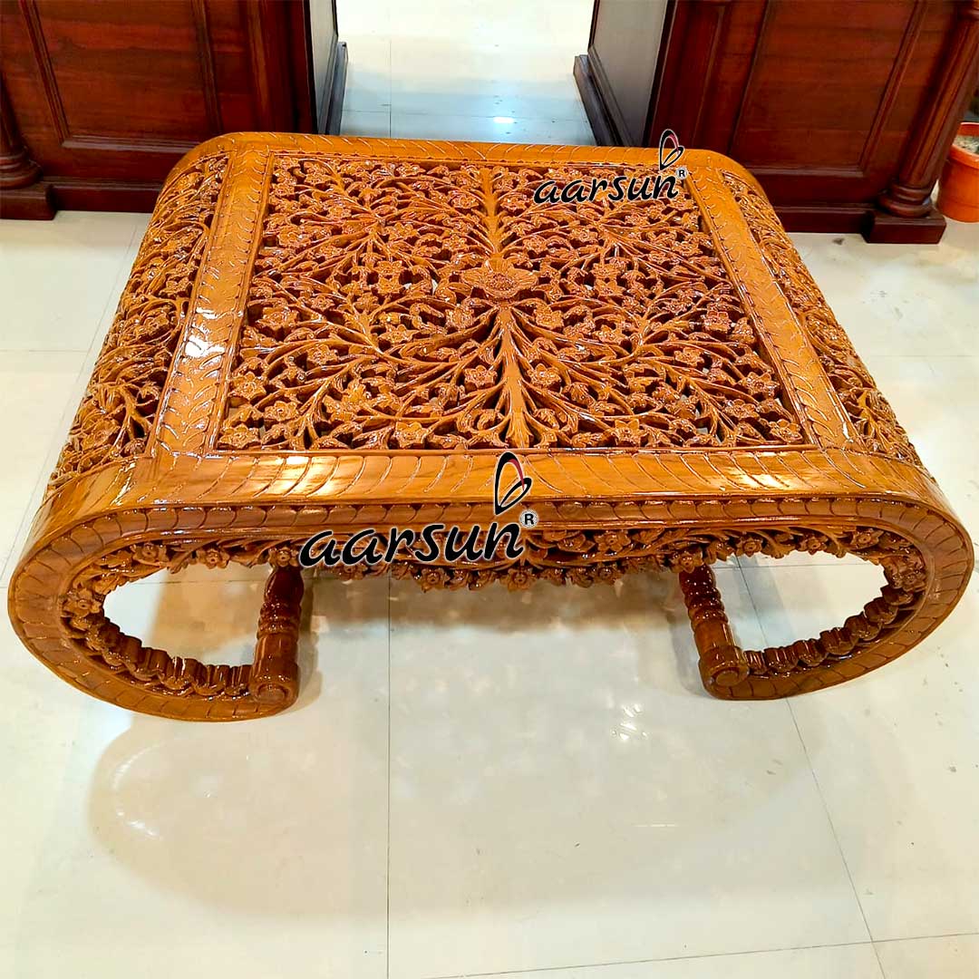 Wooden Coffee Table Frame view 5