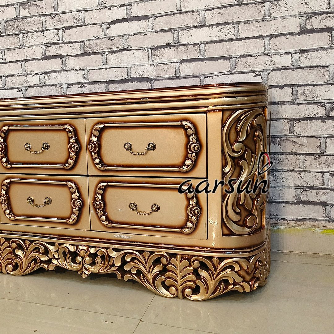 Wooden Console Table With Storage view 6
