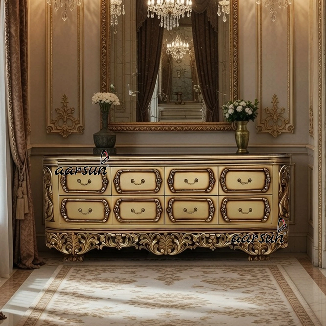 Wooden Console Table With