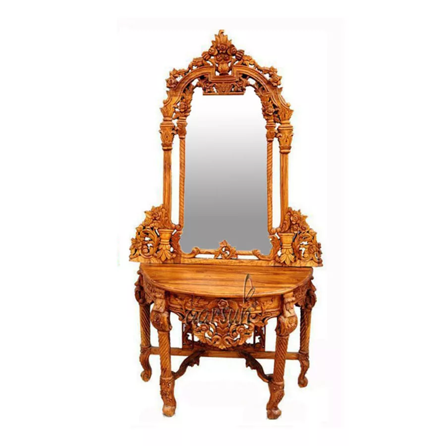 Wooden Dressing Table In Teak Wood