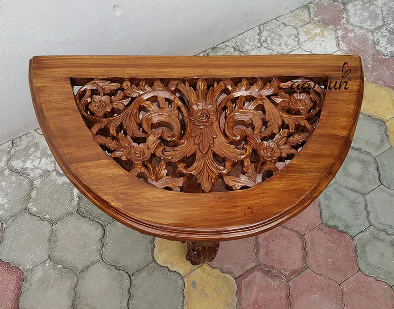 Wooden Side Table / Corner Table view 3